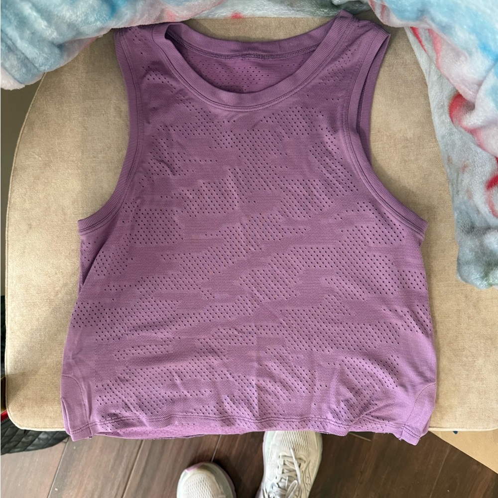 Lululemon Women’s Train to be Tank Athletic Purple Top